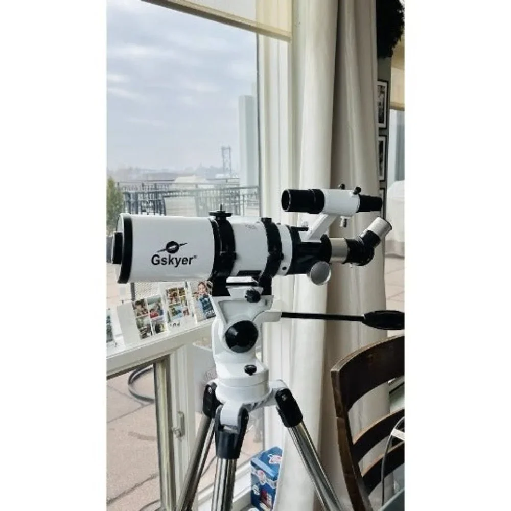 Gskyer Telescope, Telescopes, 80mm AZ Space Astronomical Refractor Telescope